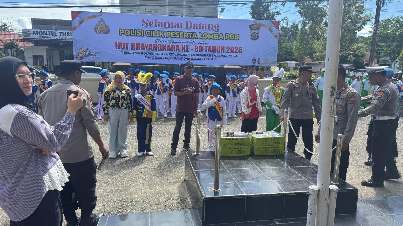 Juara 2 Lomba PBB Polisi Cilik