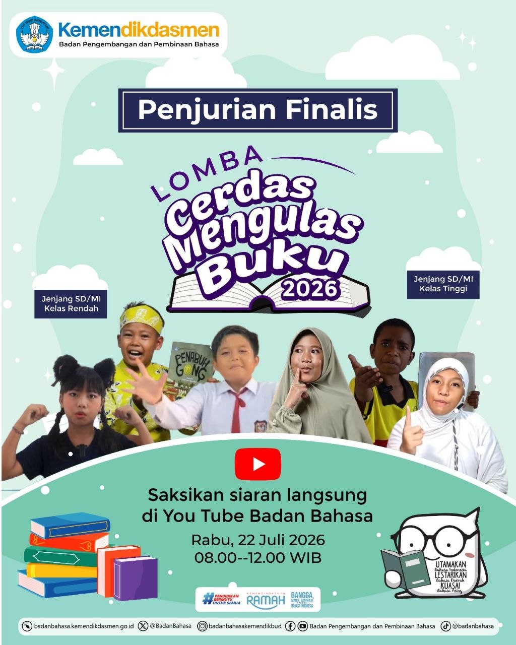Hafizah Azzahra Latifah Ikuti Final Lomba Cerdas Menguasai Bahasa (LCMB) 2026