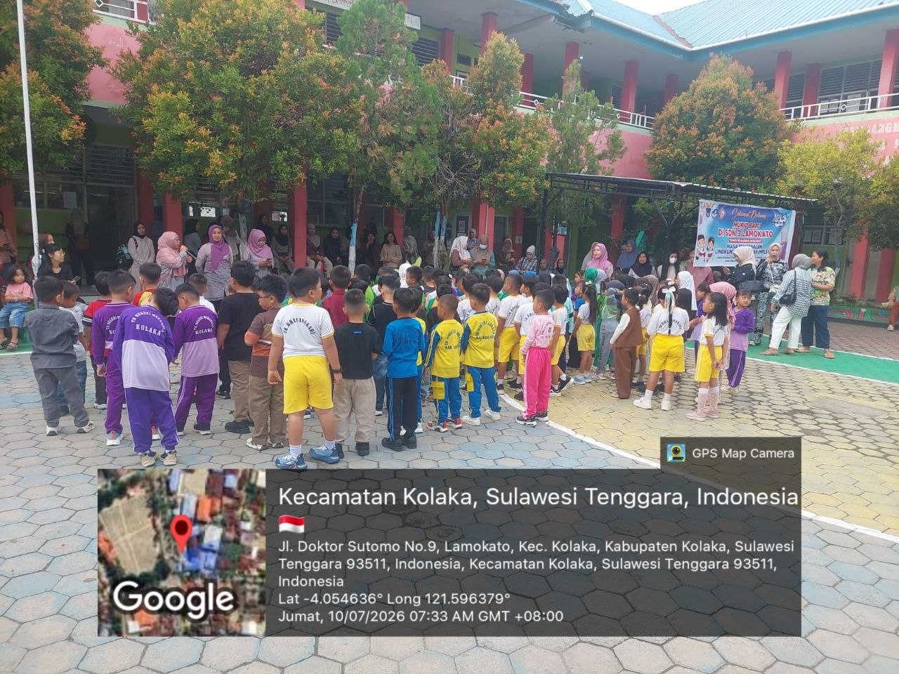 Ilustrasi Hari Pertama MPLS di SD Negeri 3 Lamokato