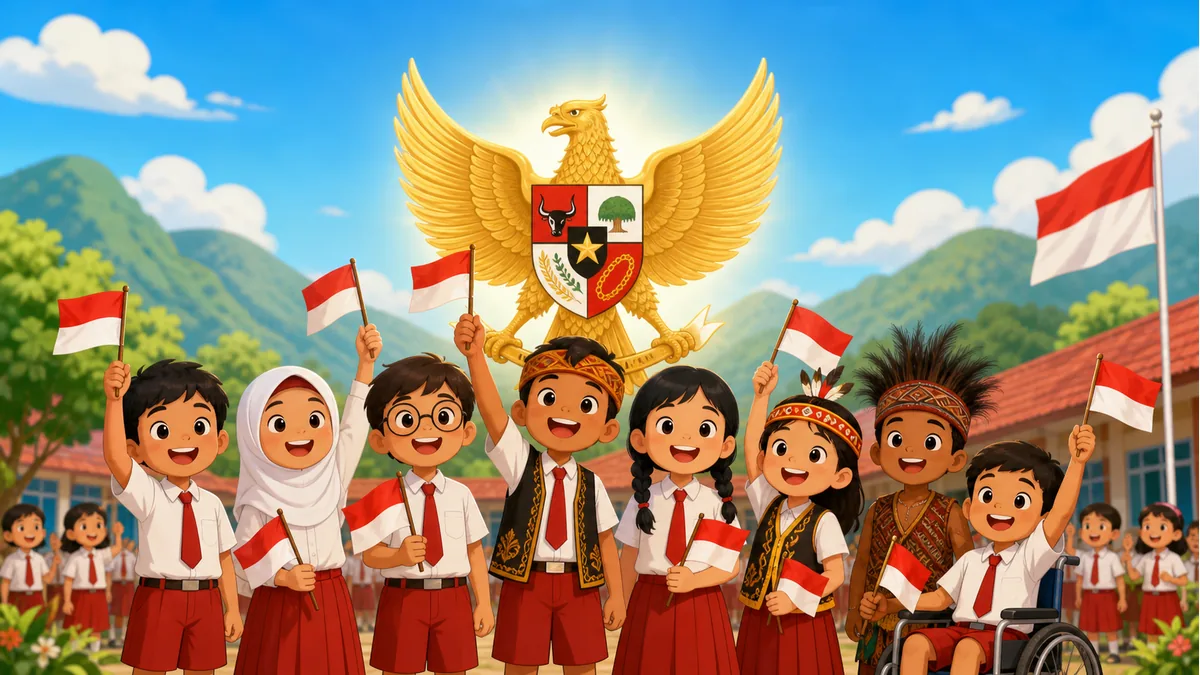 Memperingati Hari Lahir Pancasila: Menanamkan Nilai Persatuan Sejak di Bangku SD